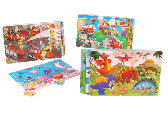 Montessori Pussel För Små Barn - Lek och Lärande i Ett