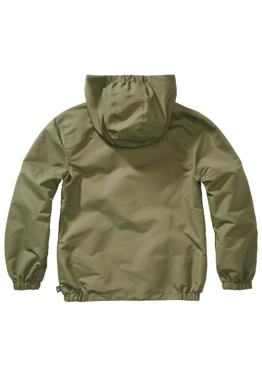 B Kids Summer Windbreaker Frontzip - olive 170/176