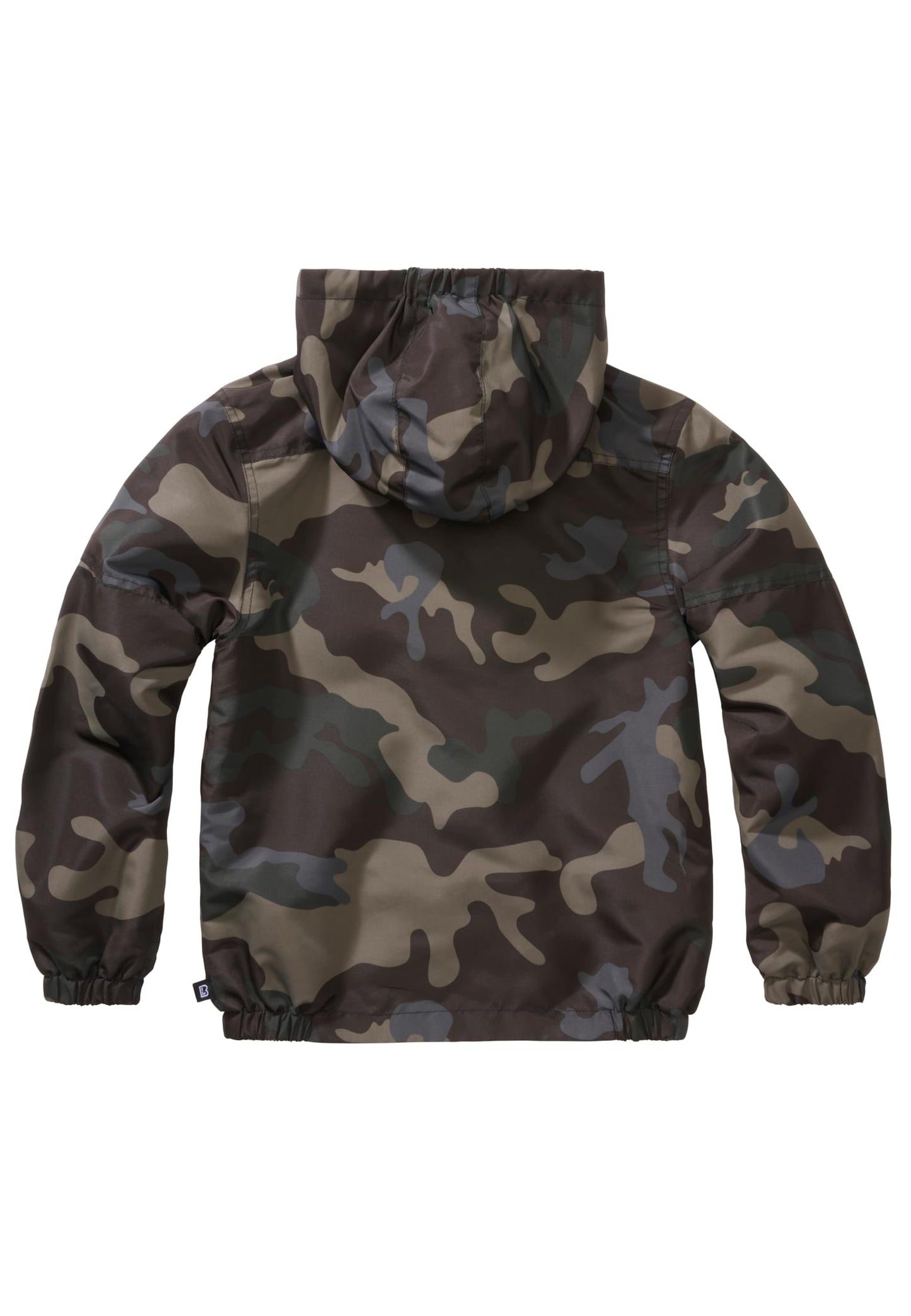 B Kids Summer Windbreaker Frontzip - black-camo 170/176