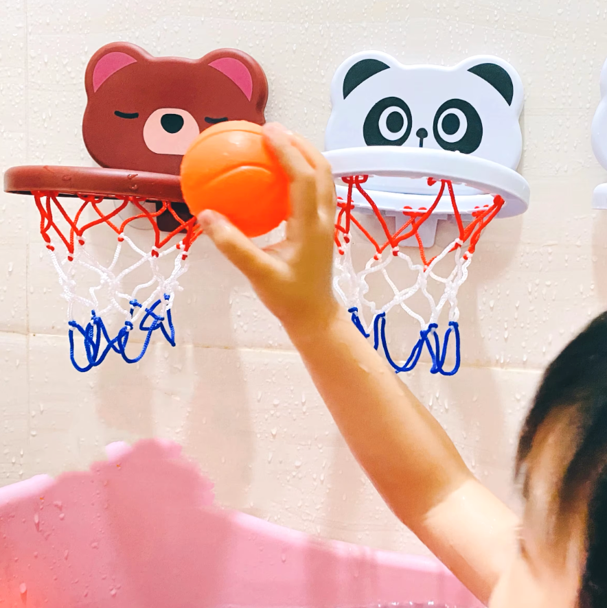 Basketkorg Mini Djurmotiv - Tre Basketbollar