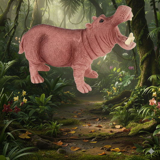 Flodhäst Modelldjur – Upptäck savannens djur