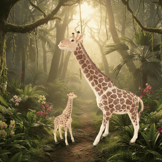 Giraff Modelldjur – Upptäck savannens djur