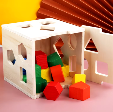 Geometri låda - 3D Formpussel