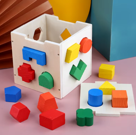 Geometri låda - 3D Formpussel