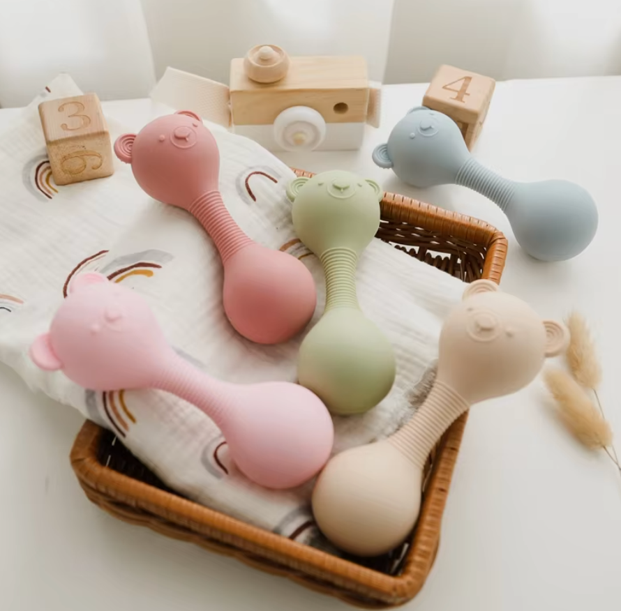 Maracas Björn Bitleksak - Silikon - Grön