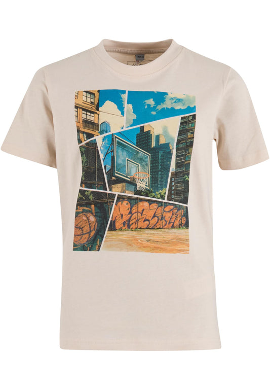 MT Kids Basketball Comic Tee - beige 122/128