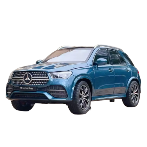 Elegant Premium Mini Bilmodell - Skala 1:24 - Blå