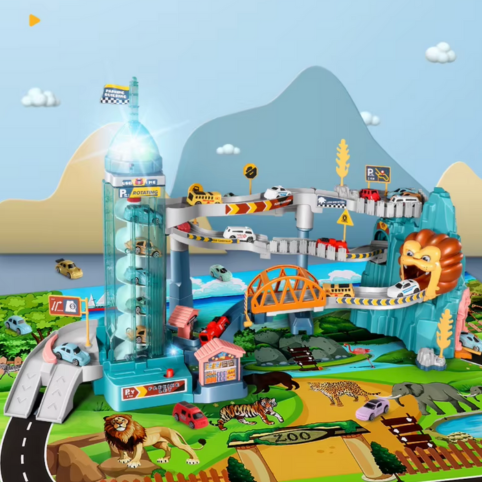 Interaktiv Bilbana Hiss Flera våningar - Ljud & Ljus