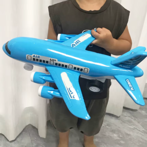 Stort Leksaksflygplan med Dekaler