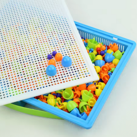 Montessori Hedgehog Piggsvin Motorikbräda – 296 Bitar