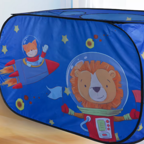 Lektält - Tält för Lek - Blå Dinosaurier