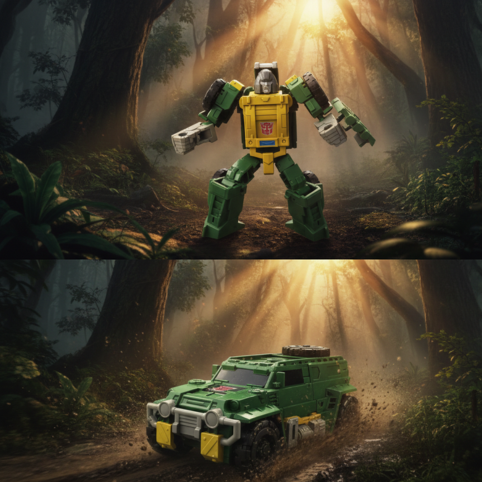 Transformerande Robot - Militärfordon