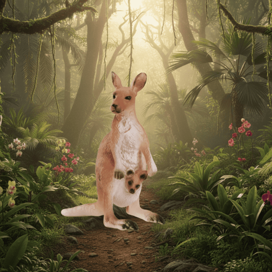 Känguru Leksaksmodell – Låt Fantasin Flöda