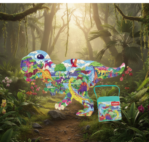 T-REX Pussel – Montessori Lek & Lärande