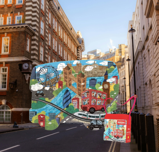 London Buss Pussel – Montessori Lärande för Barn