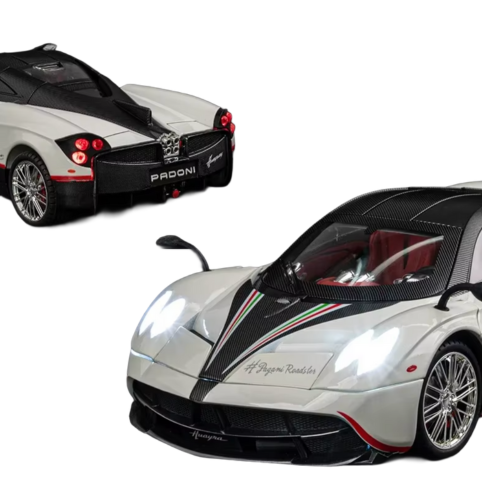 Huayra Superbil Bilmodell - Skala 1:18 Ljus & Ljud