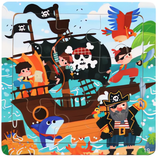 Montessori Träpussel För Barn – Välj Mellan Olika Motiv