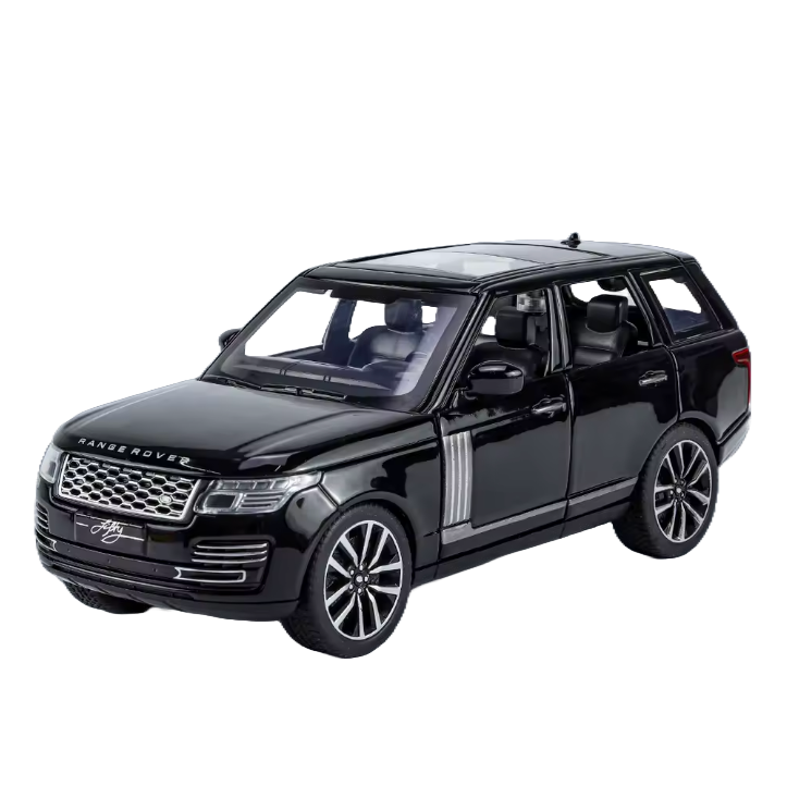 Premium SUV Mini Bilmodell – 1:32 Skala - Vit och Svart