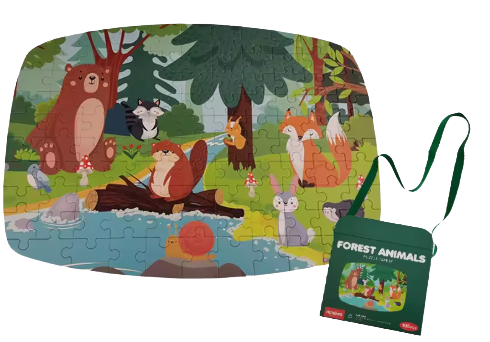 Djungel Pussel – Montessori Lärande för Barn