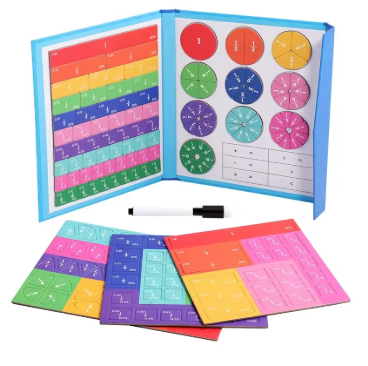 Montessori Magnetisk Bråkpussel – Matte och Lek