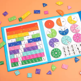 Montessori Magnetisk Bråkpussel – Matte och Lek