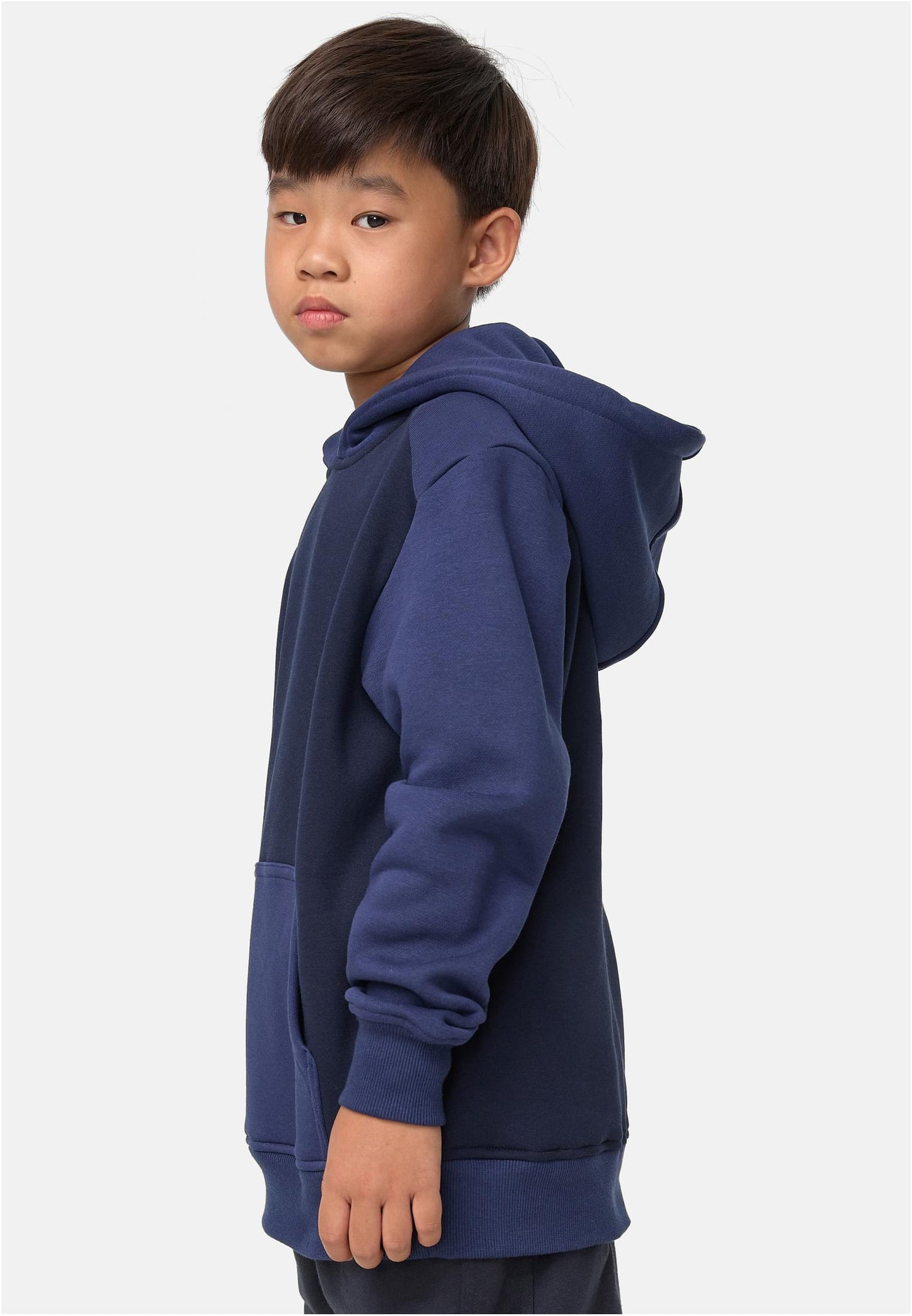 UC Boys 2-Tone Fake Raglan Hoody - navy 122/128