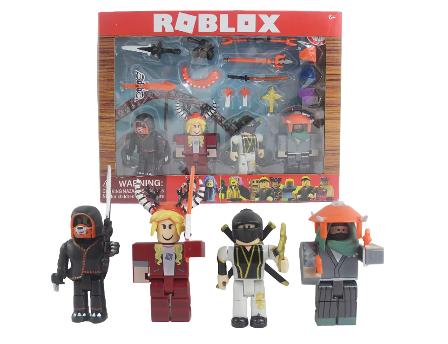 Leksaksfigurer med TV-spel-tema – 4 Figurer