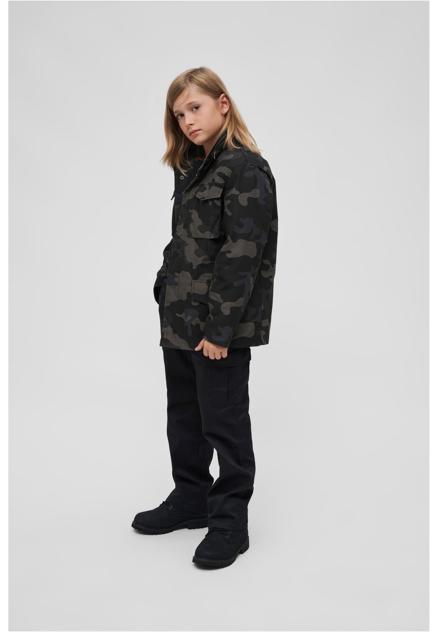 B Kids M65 Standard Jacket - black-camo 158/164