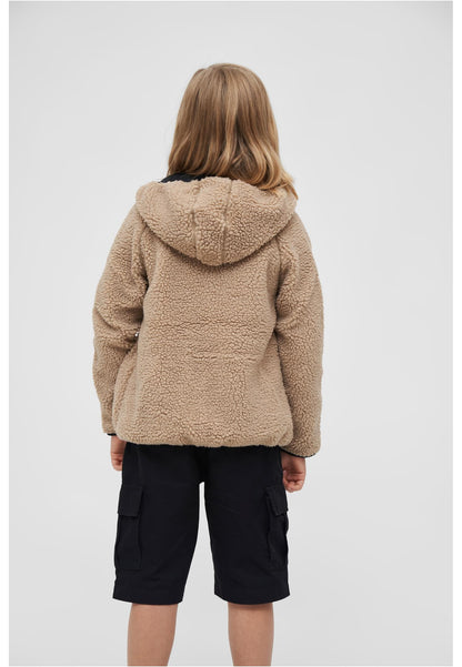 B Kids Teddyfleecejacket Hood - beige 158/164