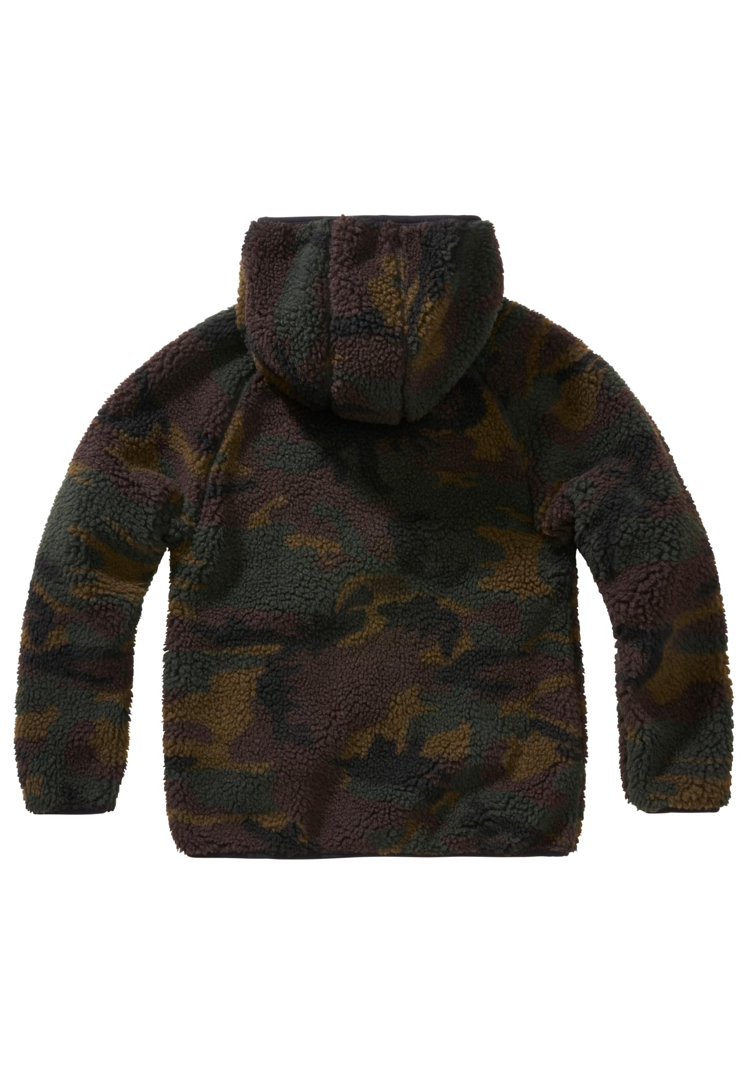 B Kids Teddyfleecejacket Hood - green-camo 134/140
