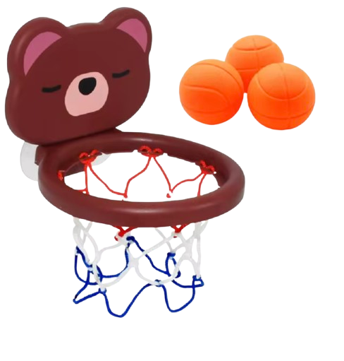 Basketkorg Mini Djurmotiv - Tre Basketbollar