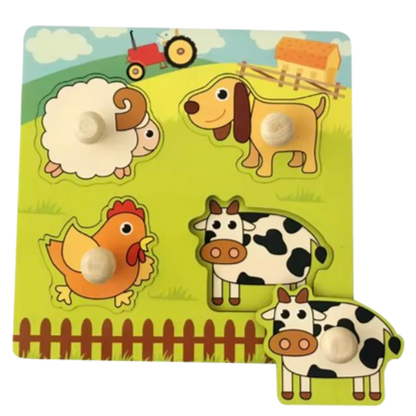 Pussel för Småbarn – Lärande och Rolig Lek