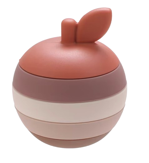 Byggblock Äpple - Tuggleksak Vid Tandsprickning