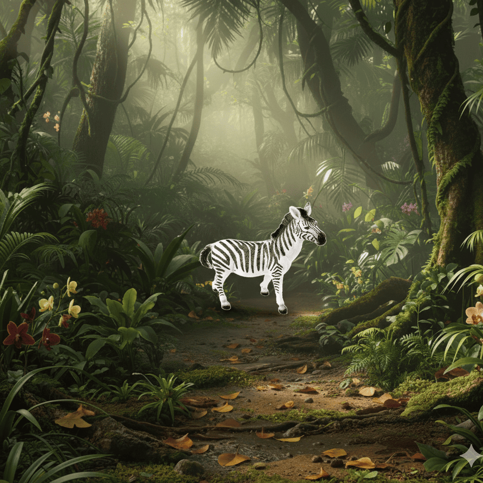 Realistisk Zebra Modell – Upptäck savannens djur