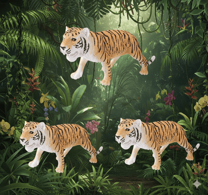Realistisk Tiger Modell – Upptäck savannens djur
