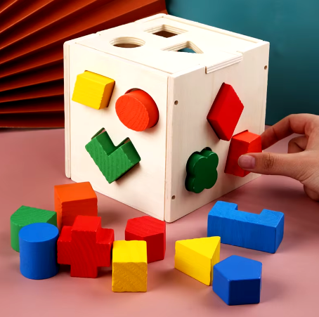 Geometri låda - 3D Formpussel