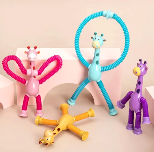 Giraffleksak med Sugproppar - Pop tubes