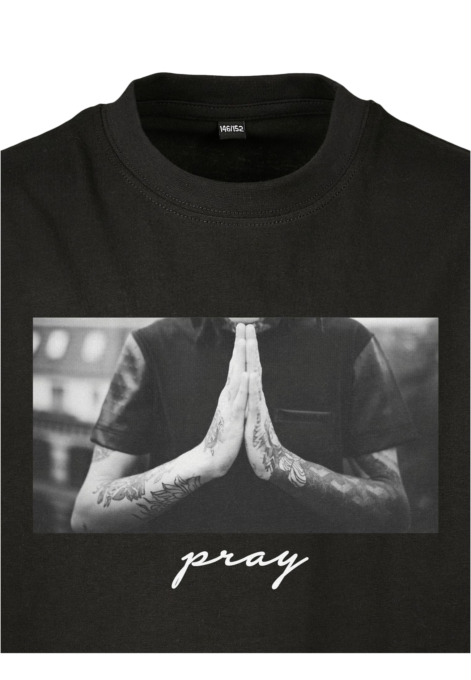 MT Kids Pray Tee - black 146/152
