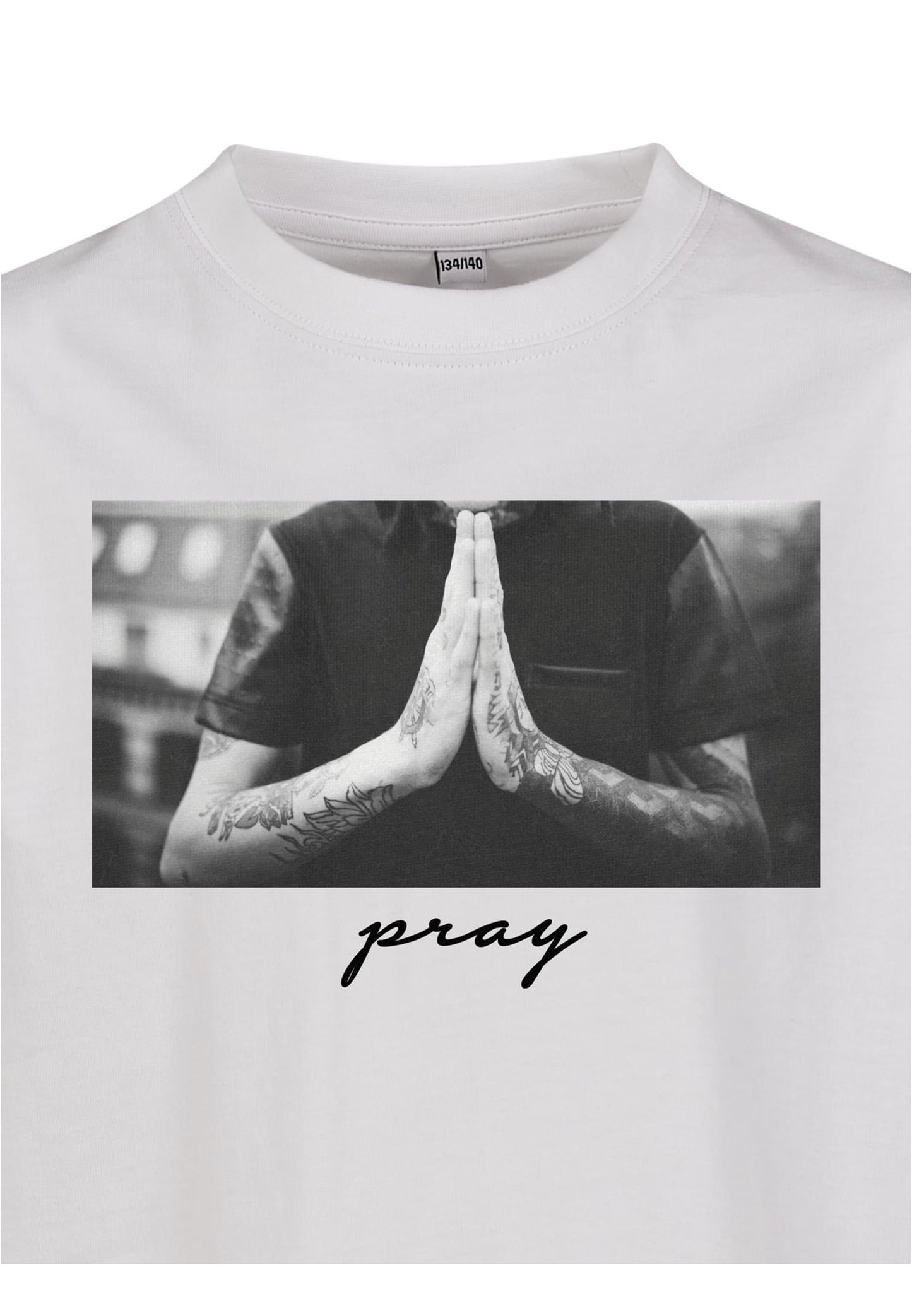 MT Kids Pray Tee - white 122/128