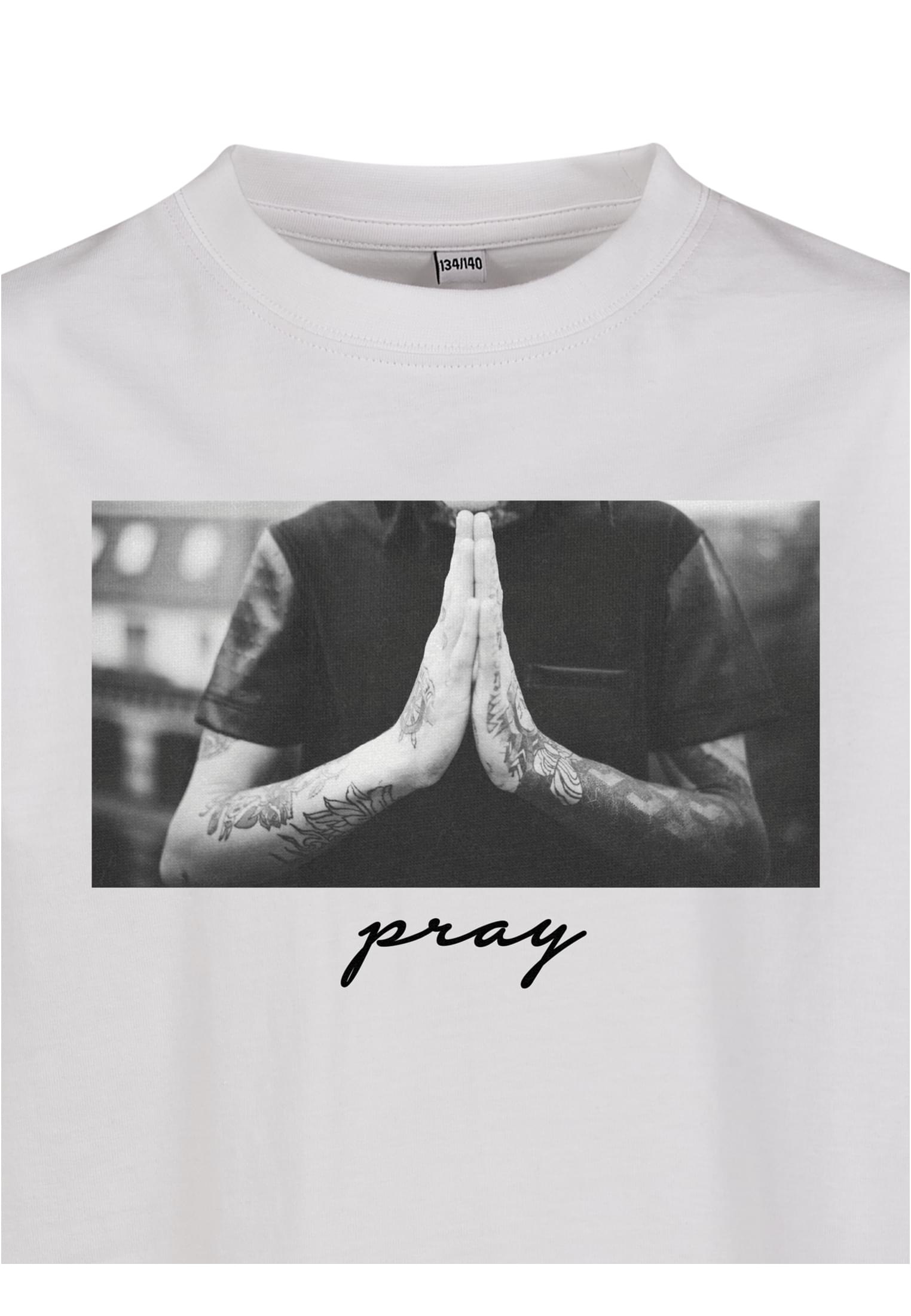 MT Kids Pray Tee - white 122/128