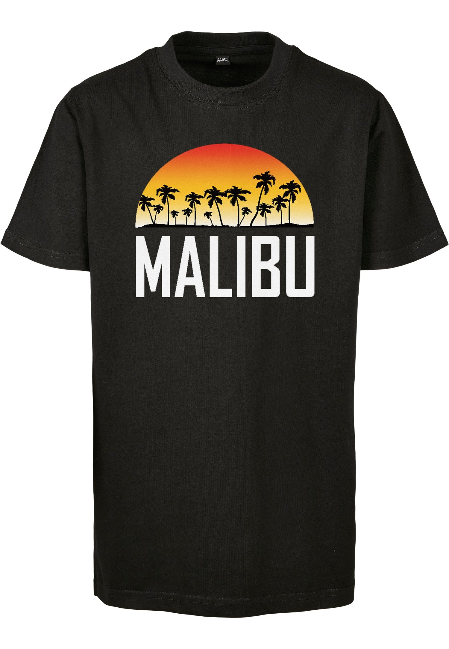 MT Kids Malibu Tee i svart framifrån mot ljus bakgrund