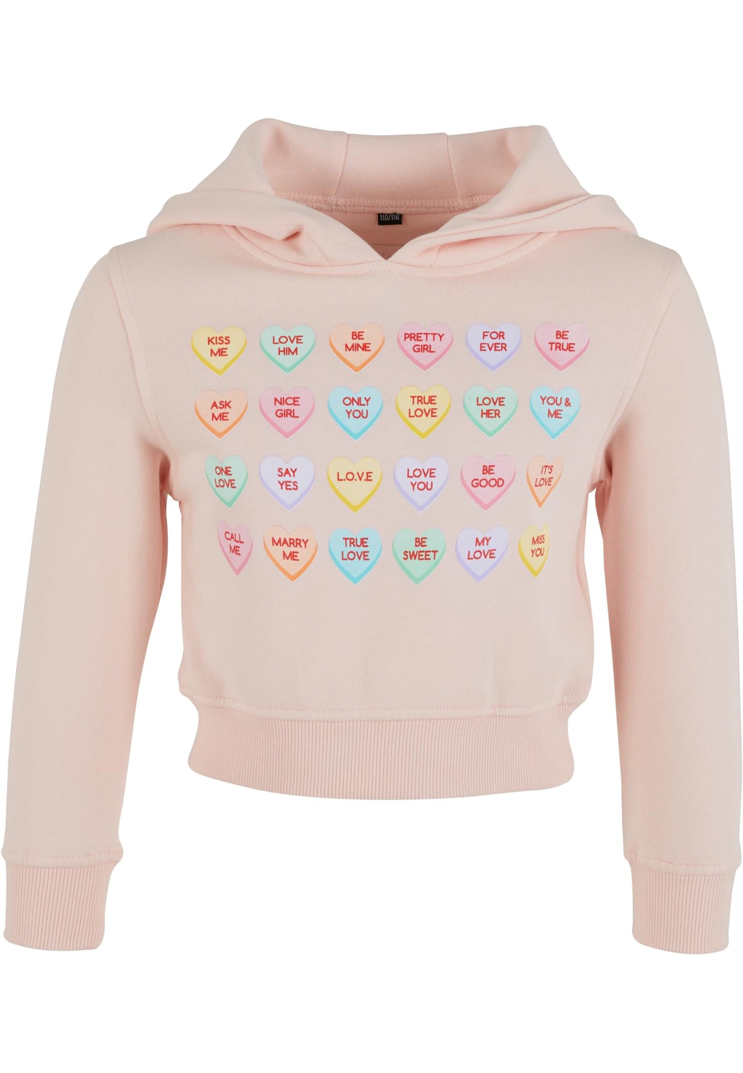 MT Kids Sweet Heart Candy Cropped Hoody