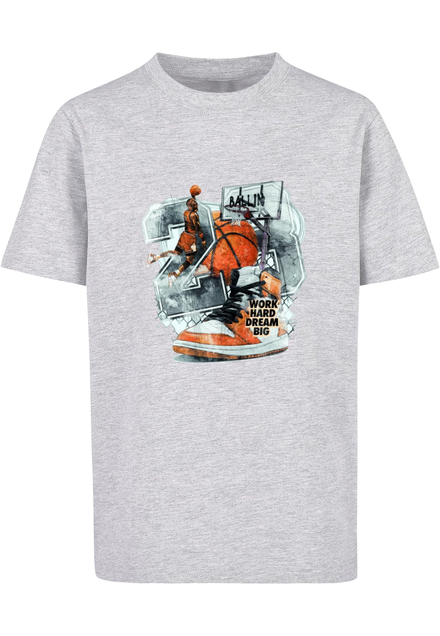 MT Kids Vintage Ballin Tee - white 146/152