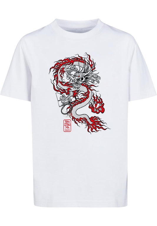 MT Kids Dragon Baller Tee - white 110/116