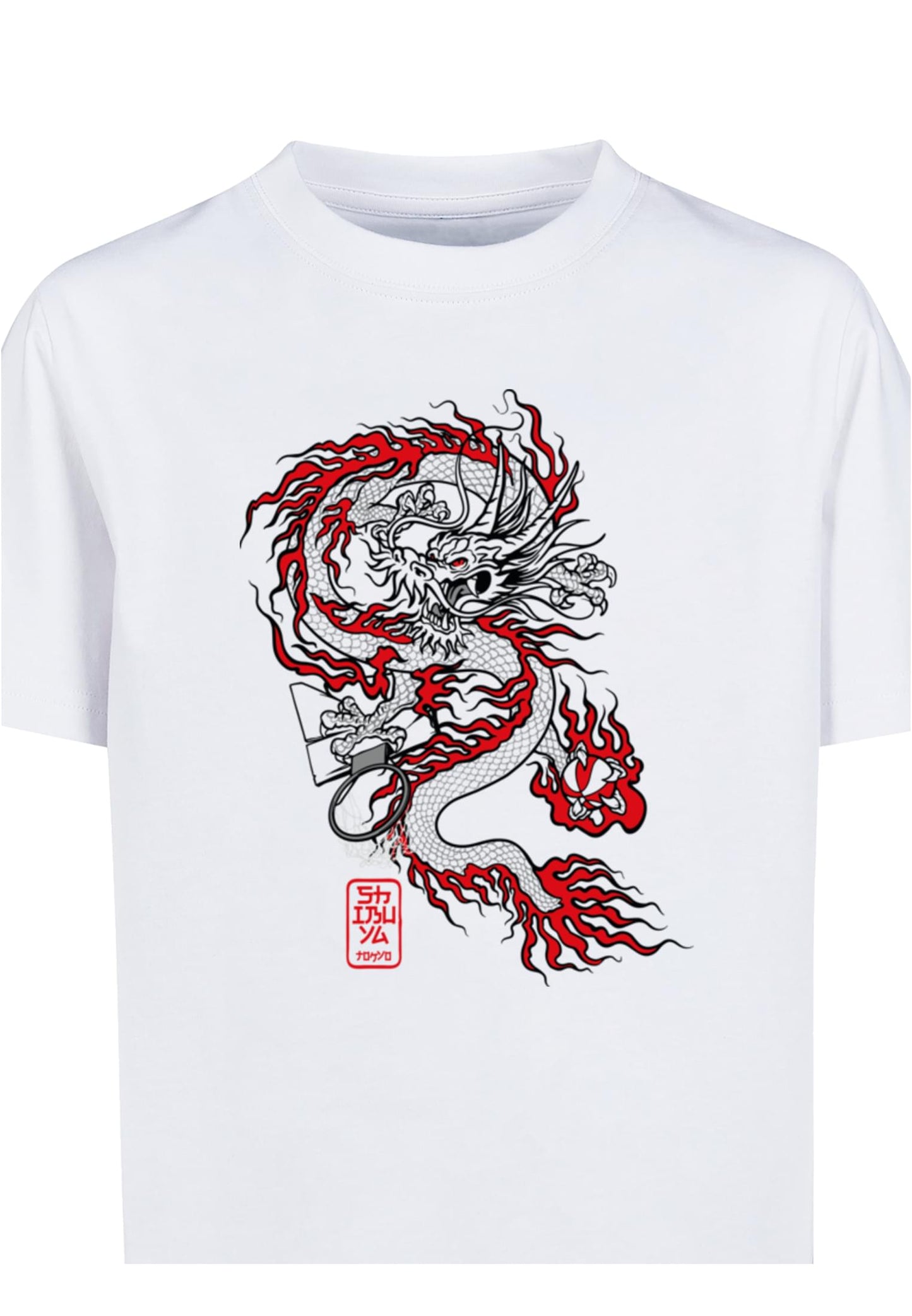 MT Kids Dragon Baller Tee - white 134/140