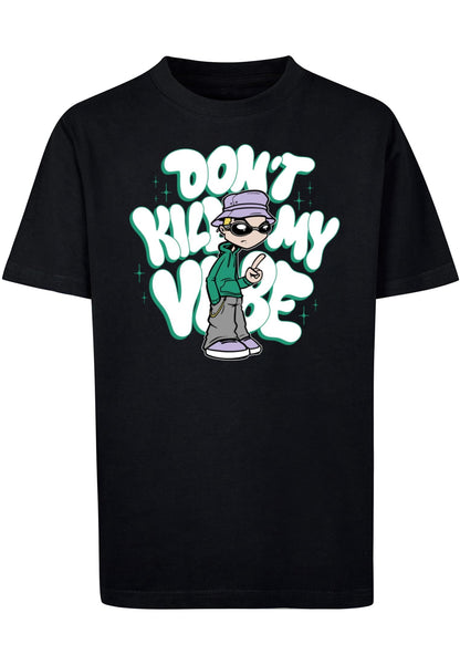 MT Kids Don't Kill My Vibe Tee - black 110/116