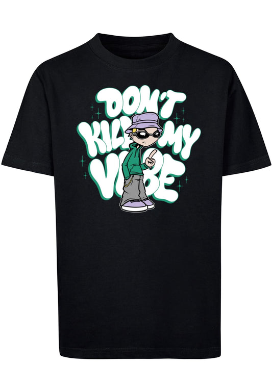 MT Kids Don't Kill My Vibe Tee - black 110/116