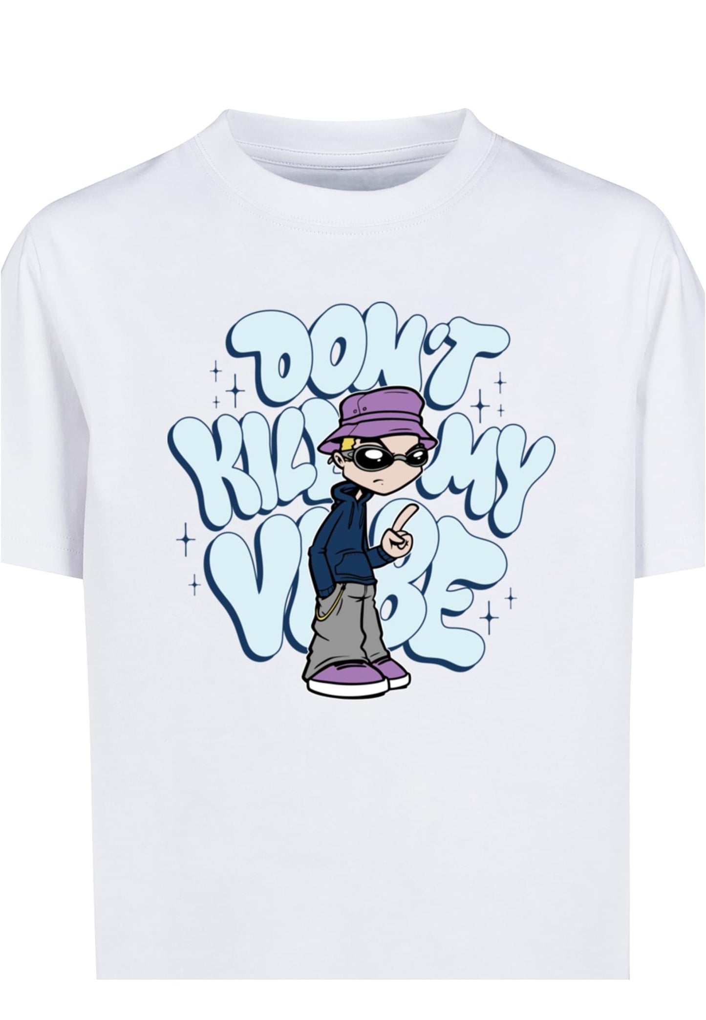 MT Kids Don't Kill My Vibe Tee - black 122/128