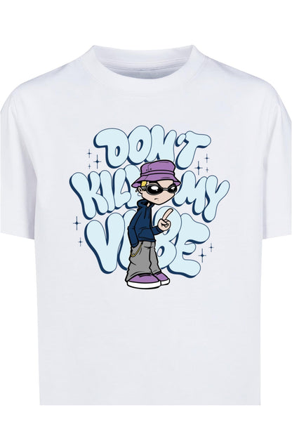MT Kids Don't Kill My Vibe Tee - black 122/128
