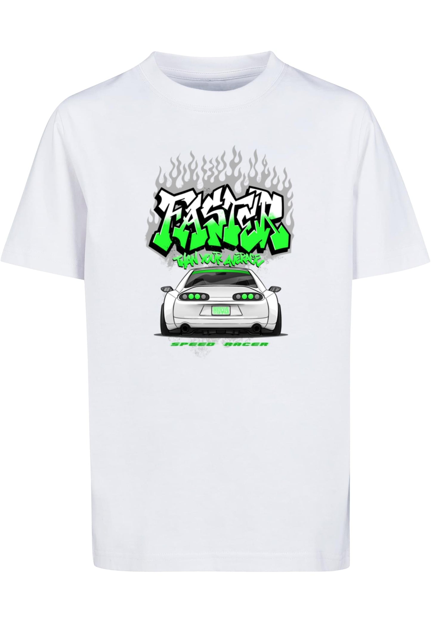 MT Kids Faster Than Your Average Tee - white 110/116